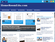 Tablet Screenshot of homeroomedu.com